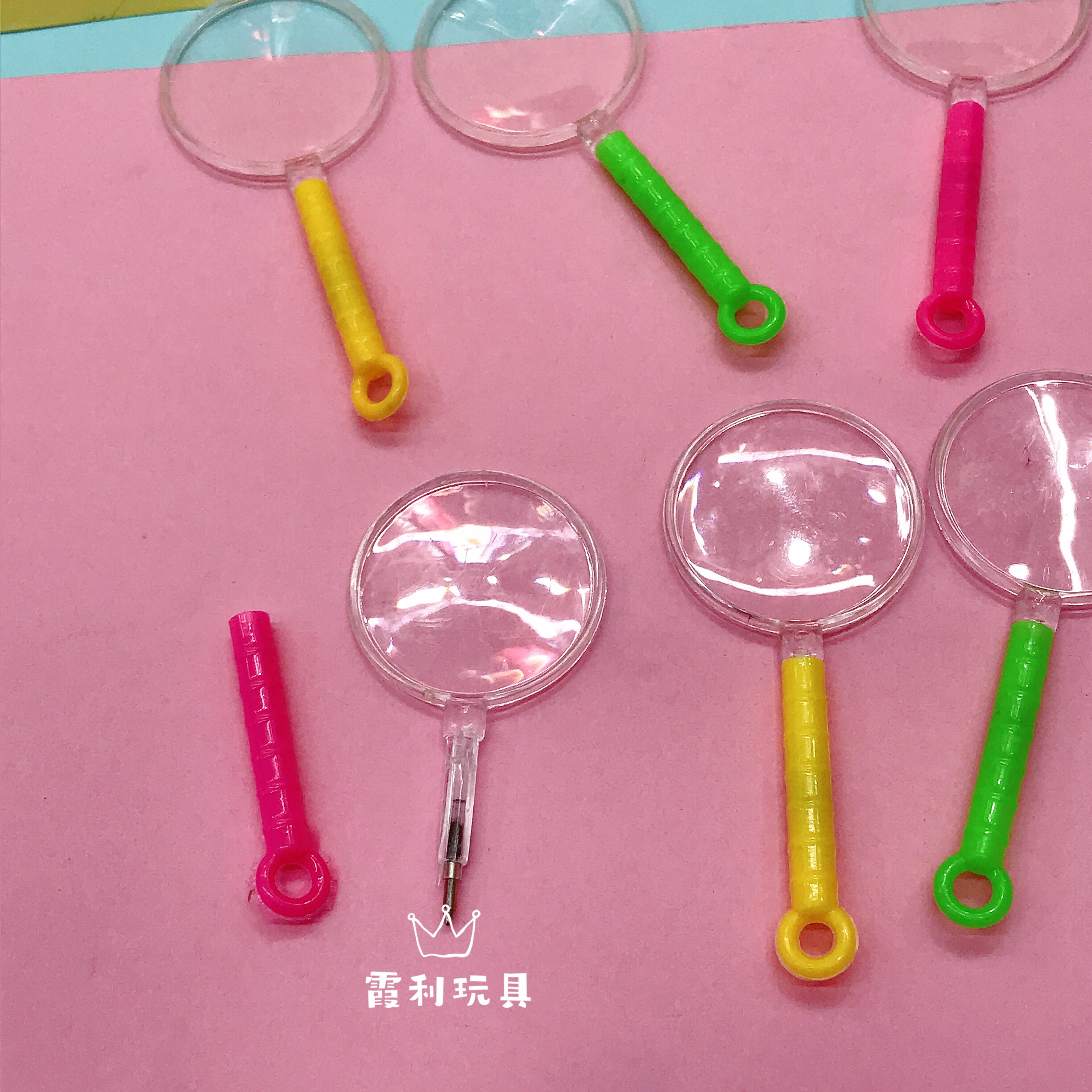Magnifying glass pen, children's house play toy, gift gacha details Picture