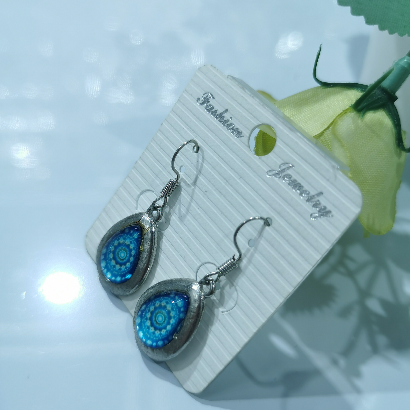 Jerry Korean fashion trend jewelry Earrings Earrings popular glass style 5001-19
