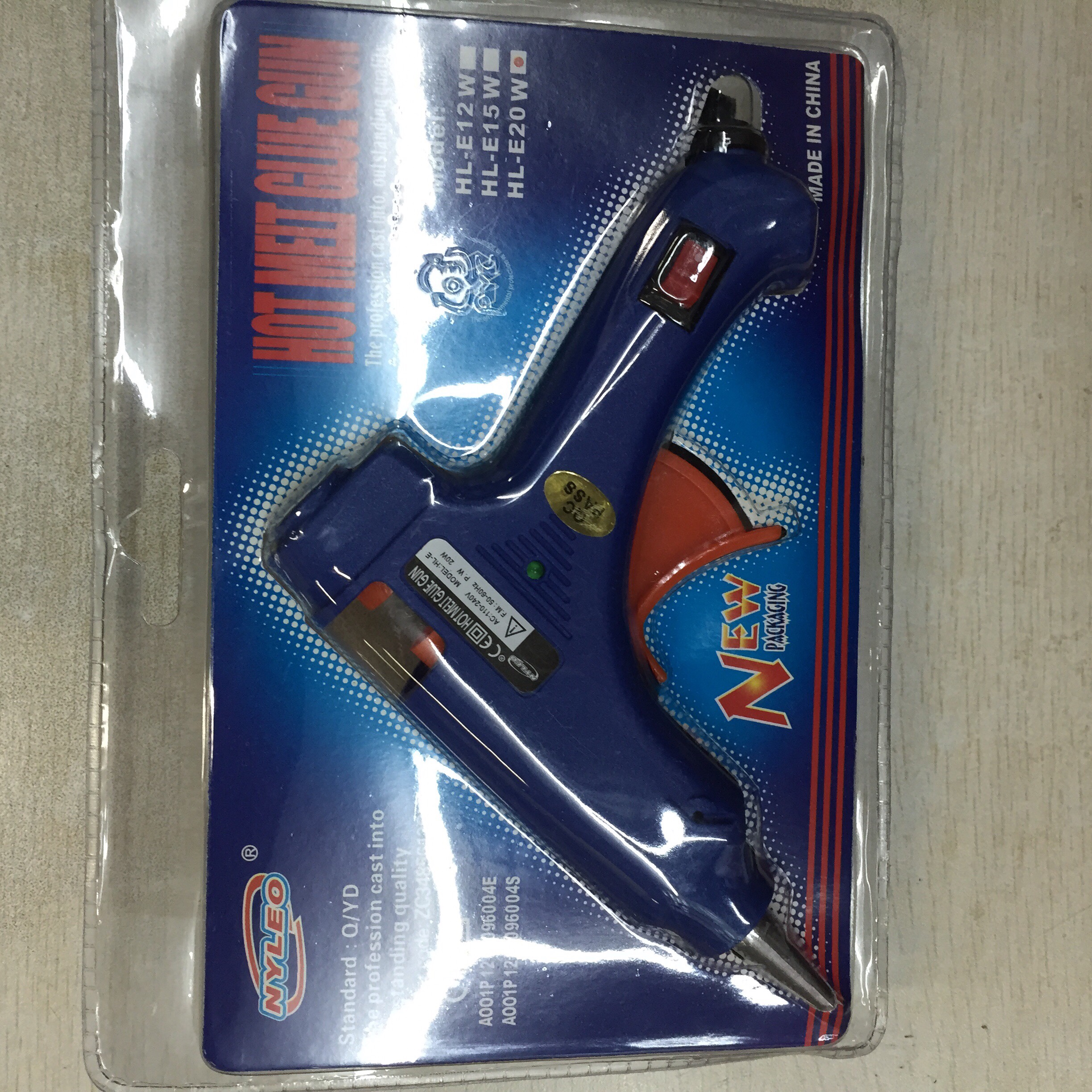 英式三插蓝色15w小胶枪产品图