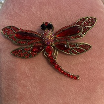 Big Dragonfly Crystal Brooch Corsage Everything up top fashion trend Luxury accessories 10