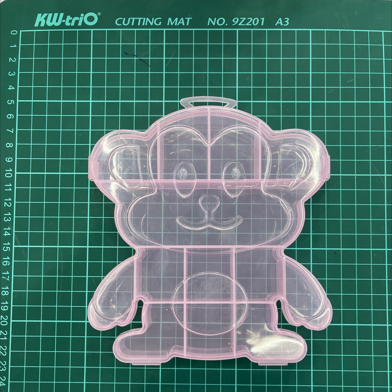 Square box Monkey cartoon pink