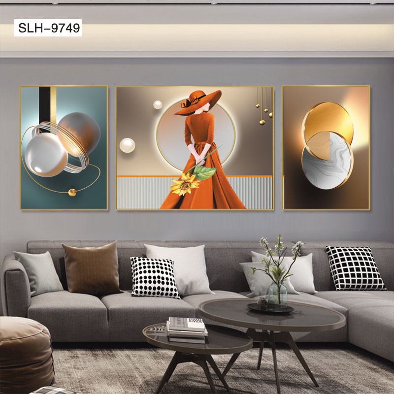 铝合金晶瓷晶贝现代光影系列三联画3️⃣详情图1