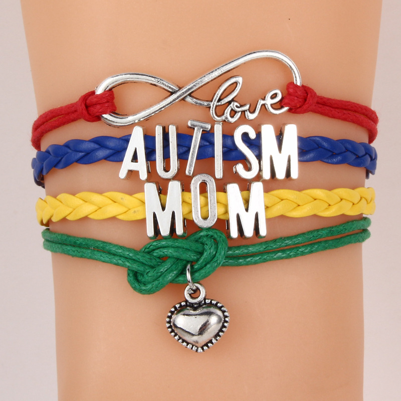 FLY448 alphabet bracelet for people with autism Braided bracelet is selling fast
