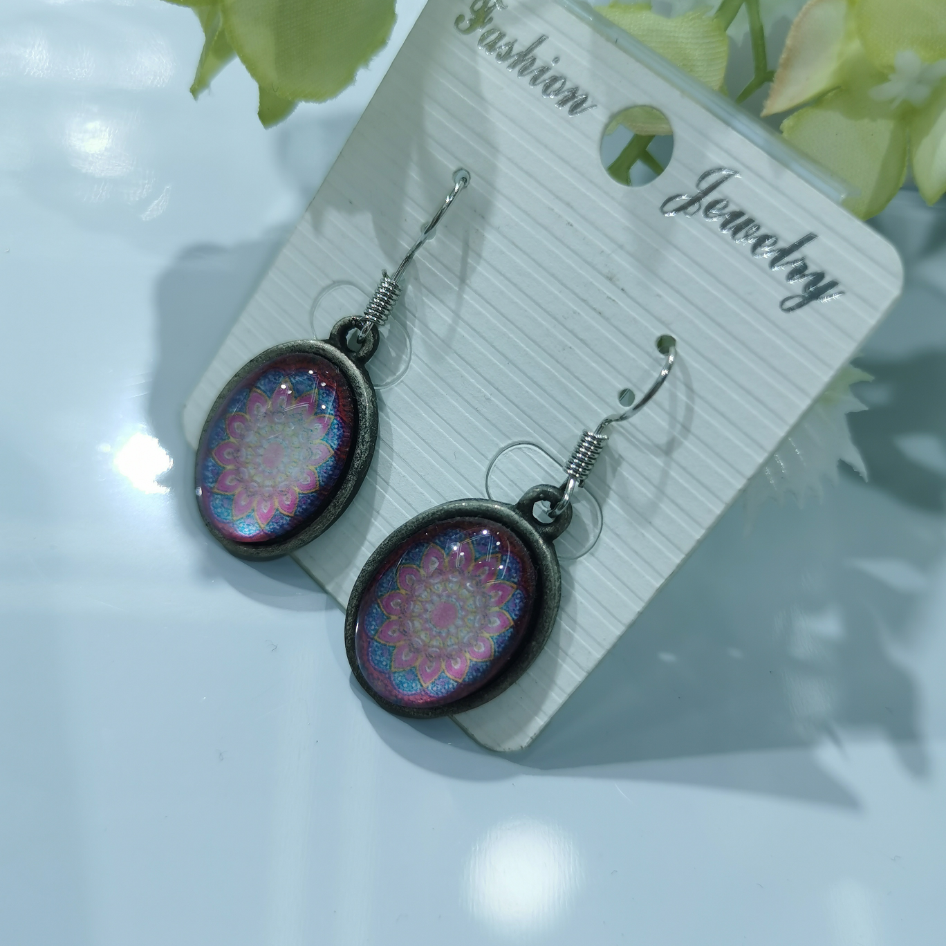Jerry jewelry earrings earrings earrings fashion trend Korean version new glass 5001-15