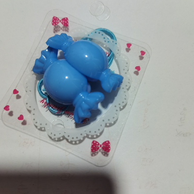 202亚克力糖果蓝色头扎