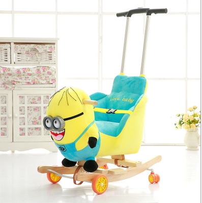 Spongebob Squarepants Baby Rocking Horse Children Rocking Horse Pony 1-2-3 Birthday gift baby toys thumbnail