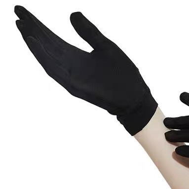 100% silk sunscreen gloves Thin women's summer ice silk UV protection silk long breathable ice sleeve