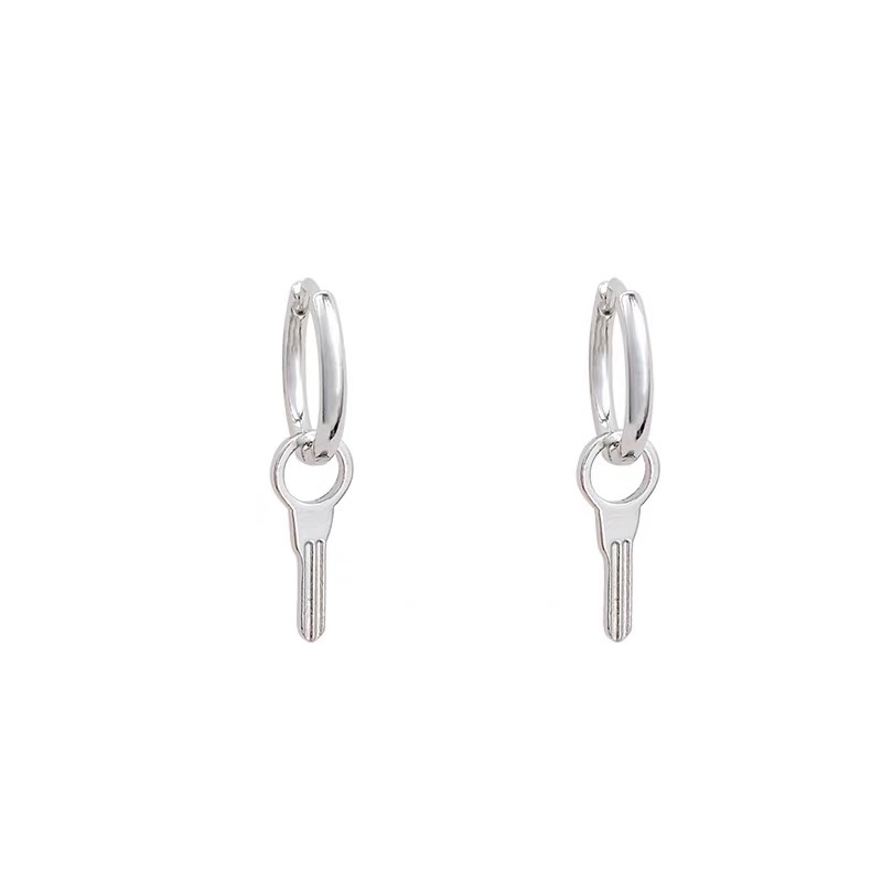 New Korean-style elegant earrings, trendy and simple long earrings with personalized design 3 Specification image