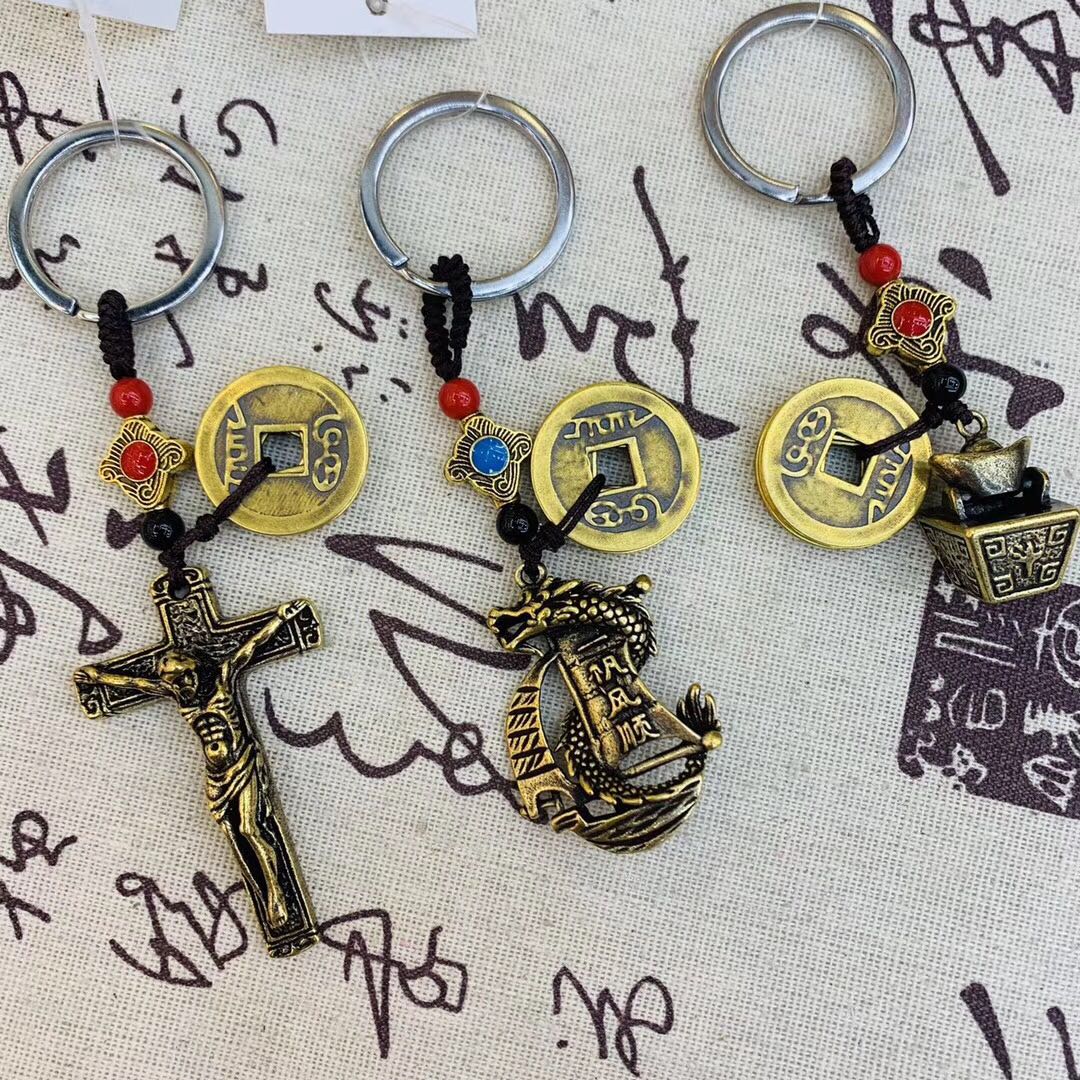 一帆风顺5帝钱扣