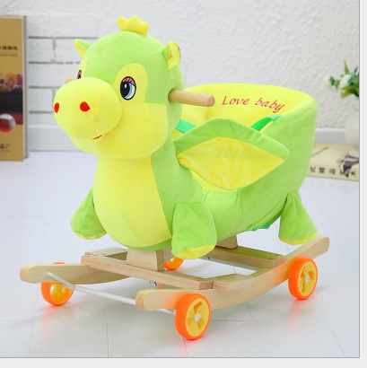 Cartoon animal stool baby rocking horse Children rocking horse pony 1-2-3 First birthday gift baby toys