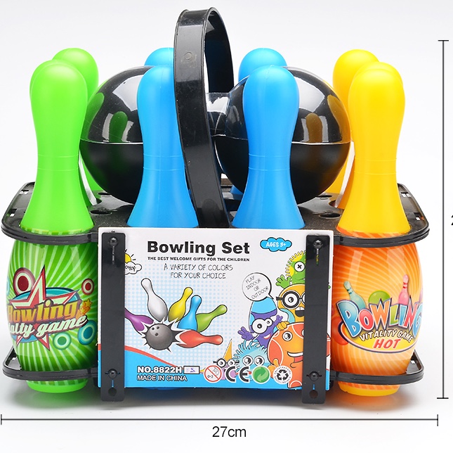 Children's bowling toy set, boys' ball toys, indoor extra-large size, outdoor parent-child sports baby toys 08-937