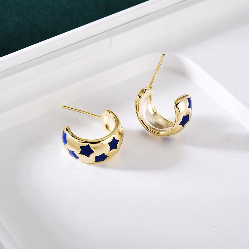European and American fashion brands simple trend temperament personality banquet earrings