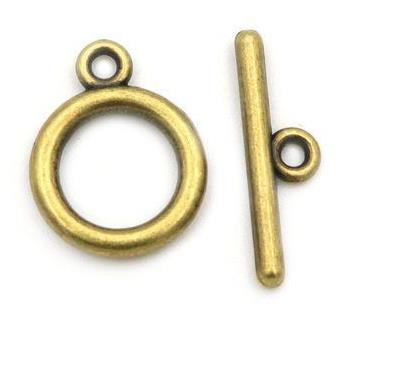 Blue and ancient double buttons details Picture