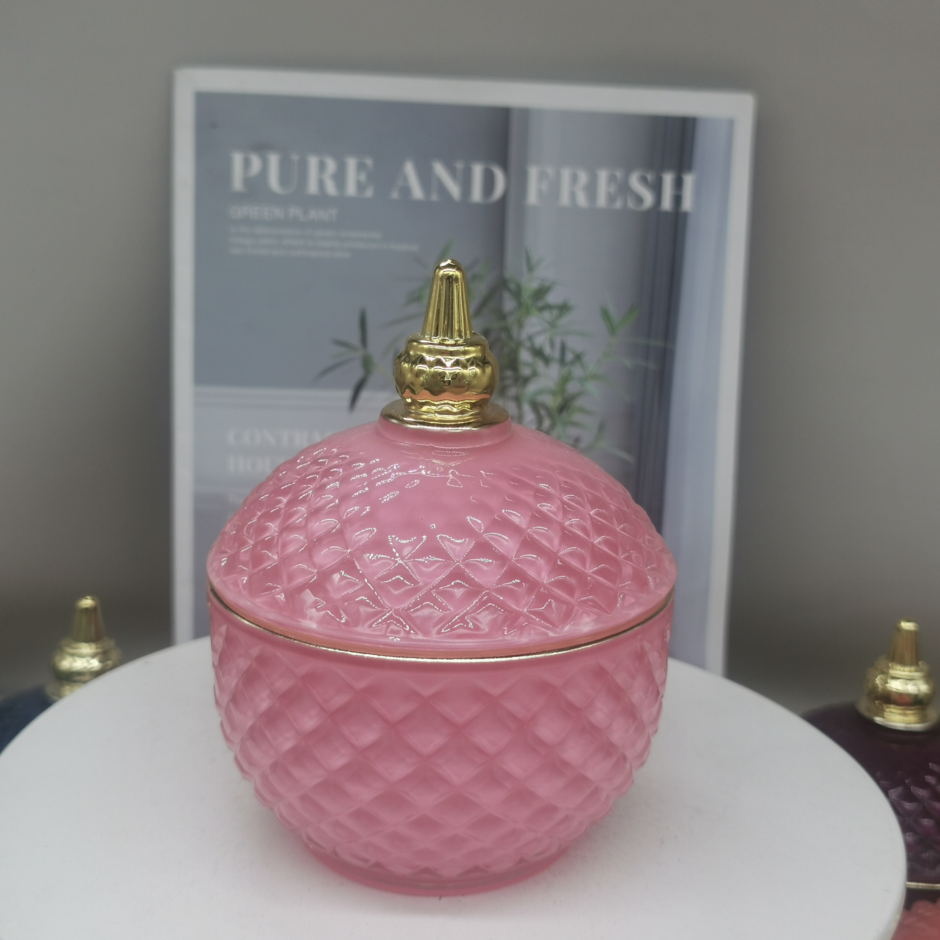 Pink jewelry box