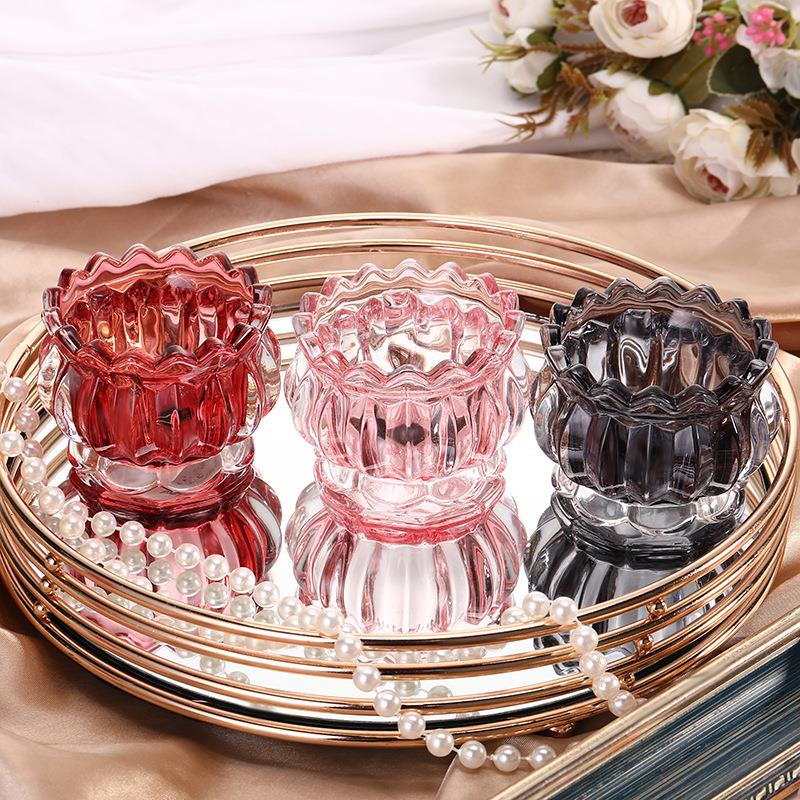 Flower candle cup 6754