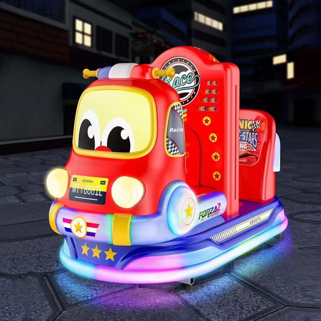 Coin-operated two-seat supermarket commercial rocking machine rocking car detail image 6