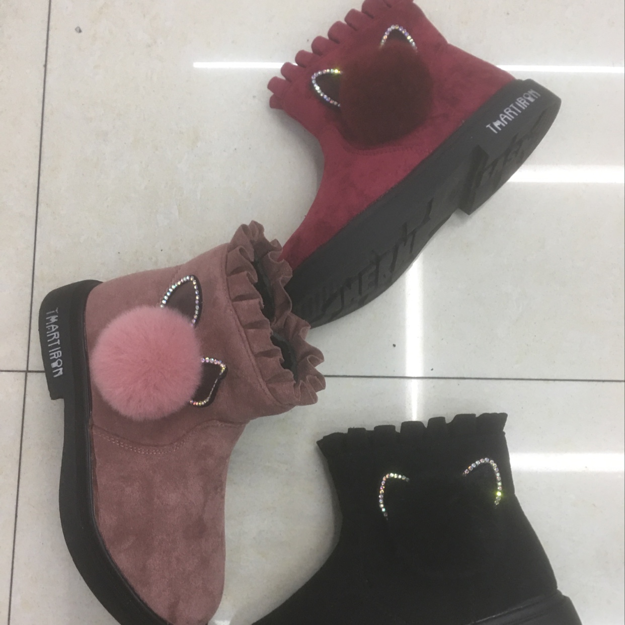 女童中大童靴子27-31、32-37码