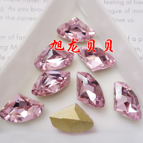 Nail art accessories: Irregular-shaped diamond flat-bottom mixed set, popular online bestseller AB color champagne-colored super sparkling water diamond Japanese nail art accessory 246 detail image 1