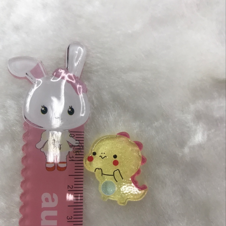 ins Cute and fresh girl Animal Series Yellow dinosaur factory direct sales, big discount, quality guaranteed Specification image