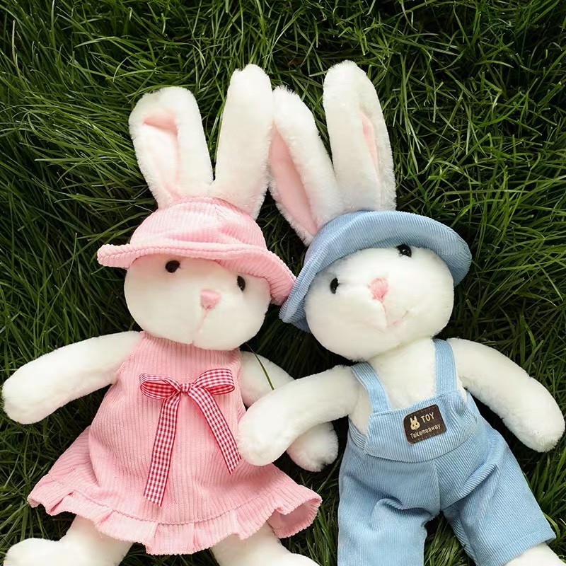 Long-eared rabbit plush toy Princess Rabbit Lop Rabbit Korean girl Couple Rabbit Rogue Rabbit Cuddle doll 19
