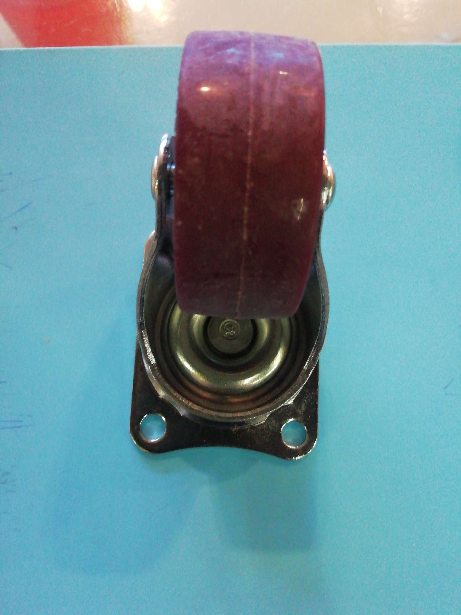 2寸轻型平底超级聚氨脂活动轮（环球牌）详情图2