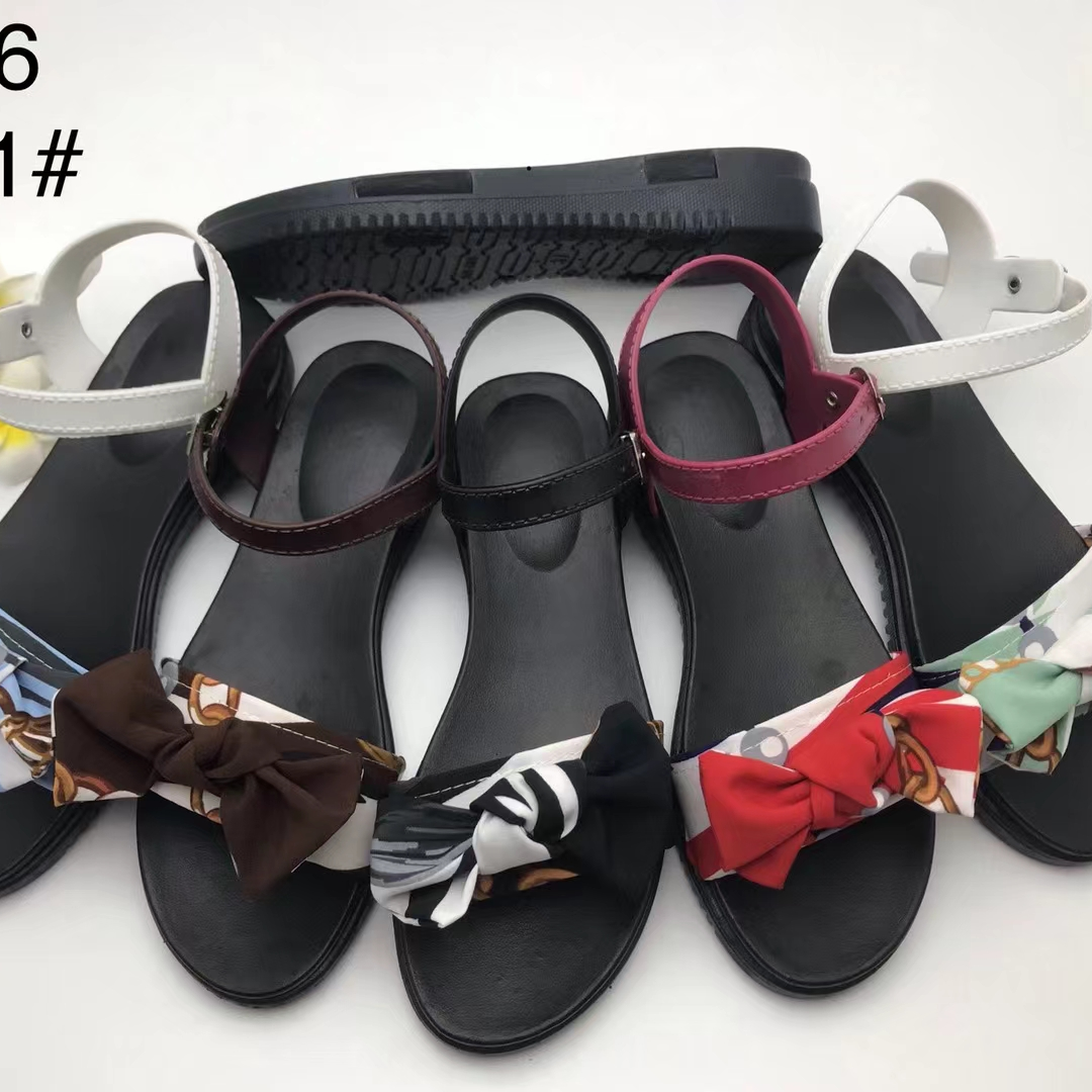 Summer women's casual bow sandals 086