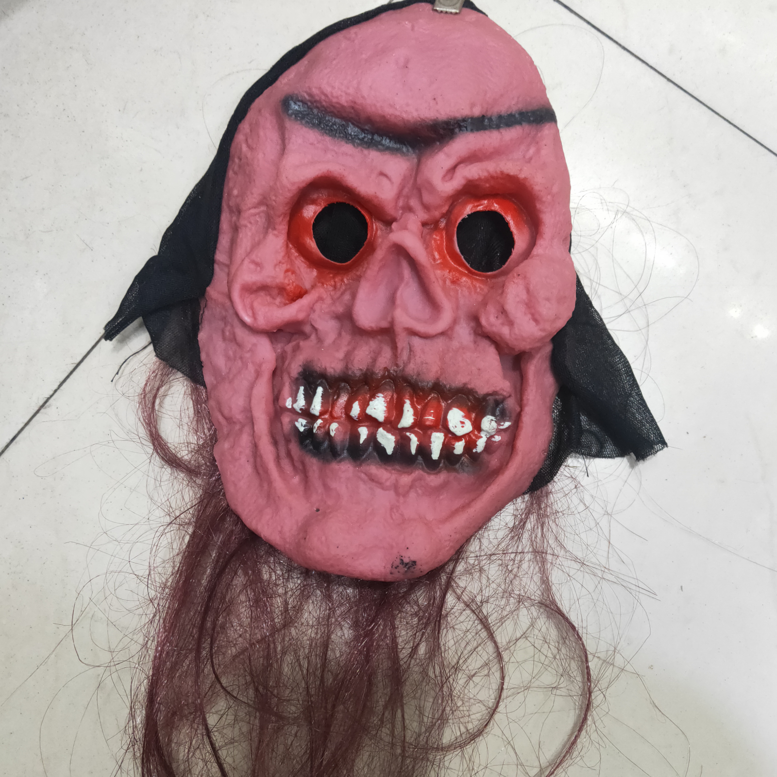 Wholesale of vinyl hair masks for Halloween party supplies