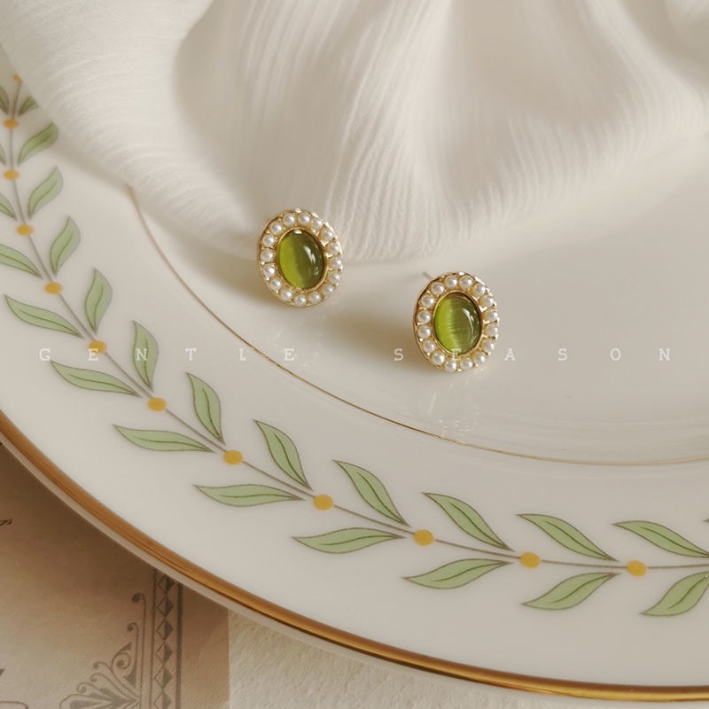 韩国2021年新款简约ins树叶耳环叶子耳饰个性耳钉森系无耳洞耳夹韩版