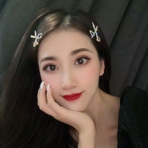 Simple quality Rhinestone Mom Hairpin Vintage bangs clip clip delicate top Mom Hairpin vintage bangs clip clip delicate top clip back head clip headpiece