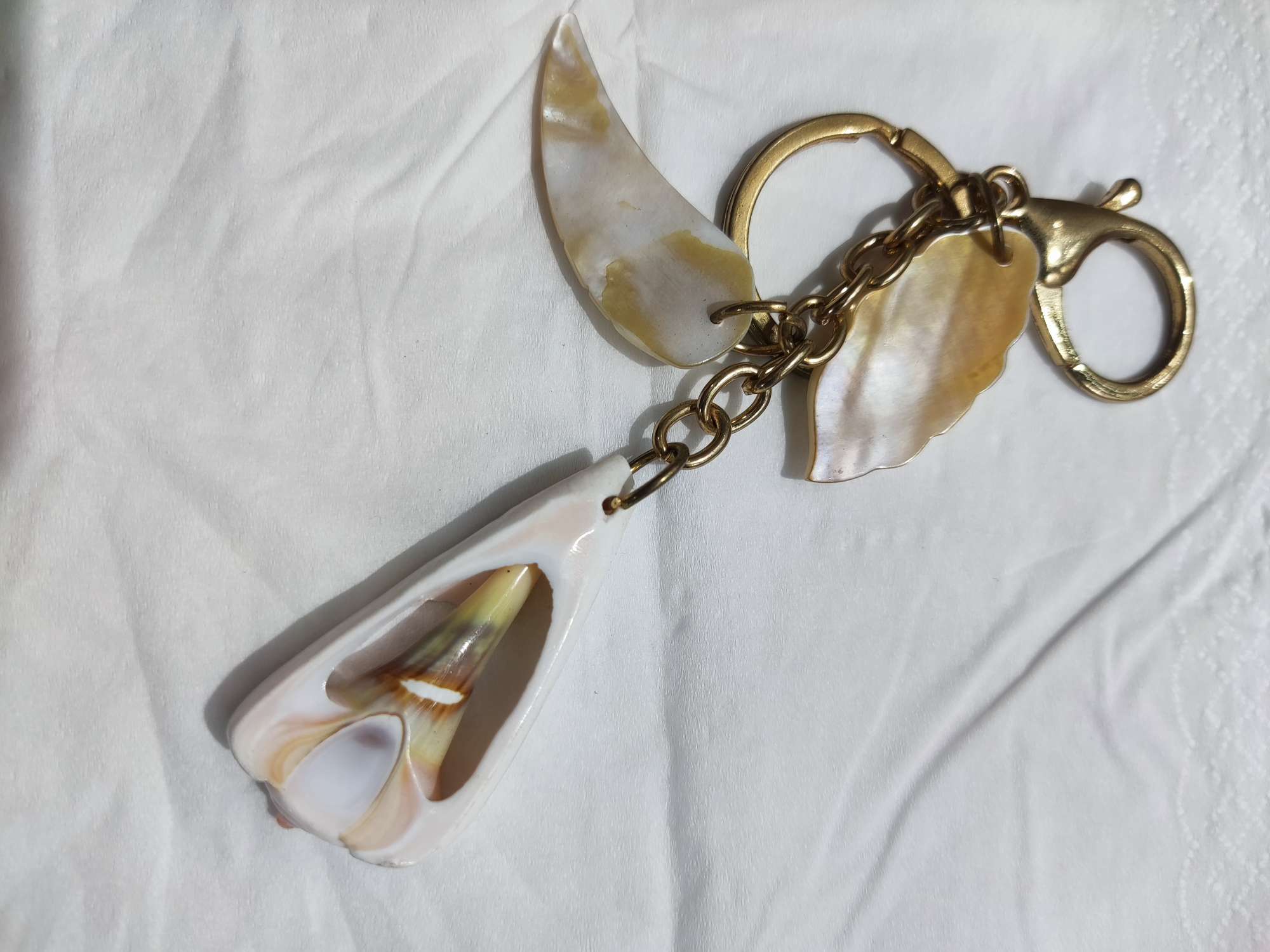 钥匙扣12 贝壳吊坠潮流韩版时尚百搭钥匙扣详情图2