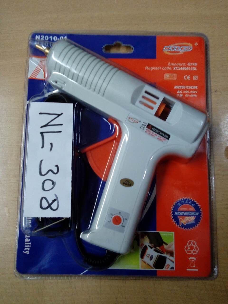 NL-308 100W ضبط بندقية الصمغ الأبيض الكبير details Picture
