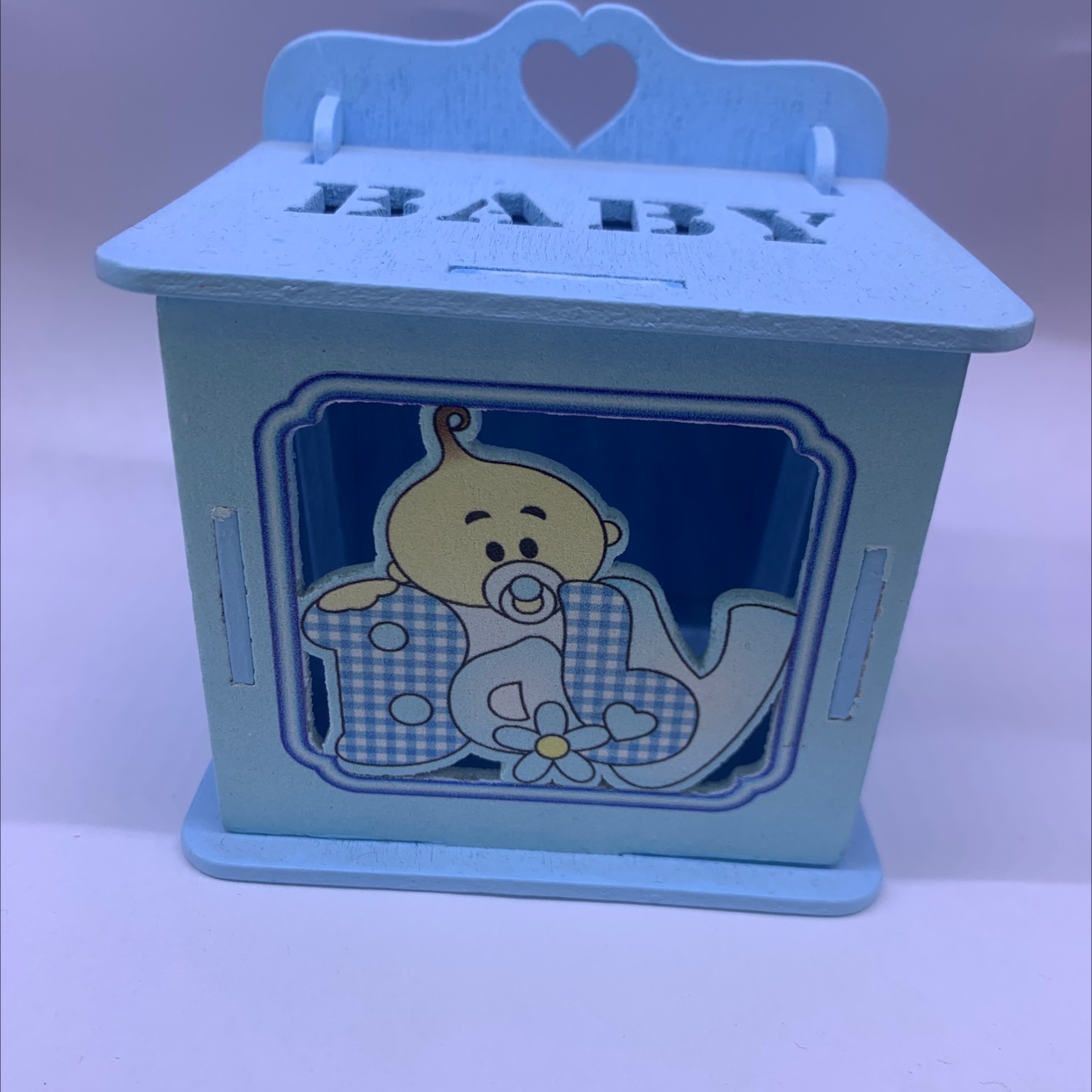 婴儿糖果盒 PARTY装饰 内可放巧克力糖果 BABy宝宝 蓝色 14