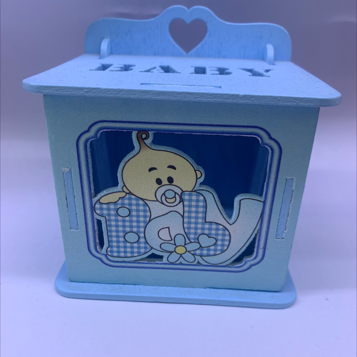 婴儿糖果盒 PARTY装饰 内可放巧克力糖果 BABy宝宝 蓝色 14详情1