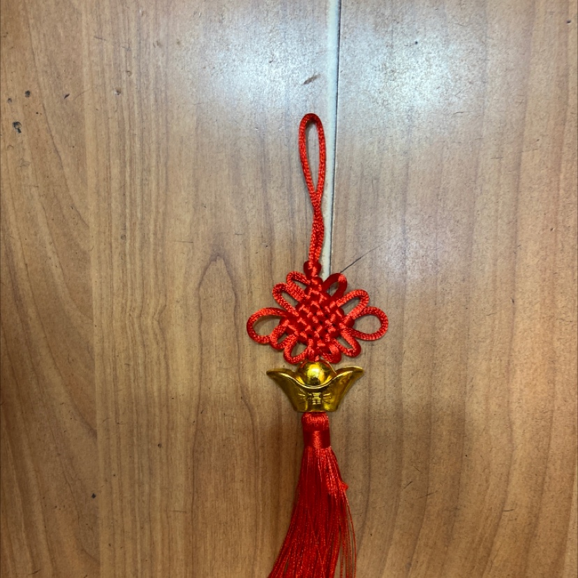R6 Red knot hanging ingot