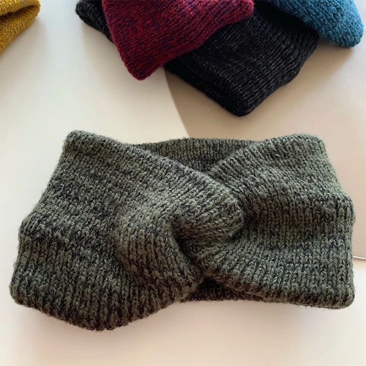 Wool headband, knitted headband, factory direct sales 659