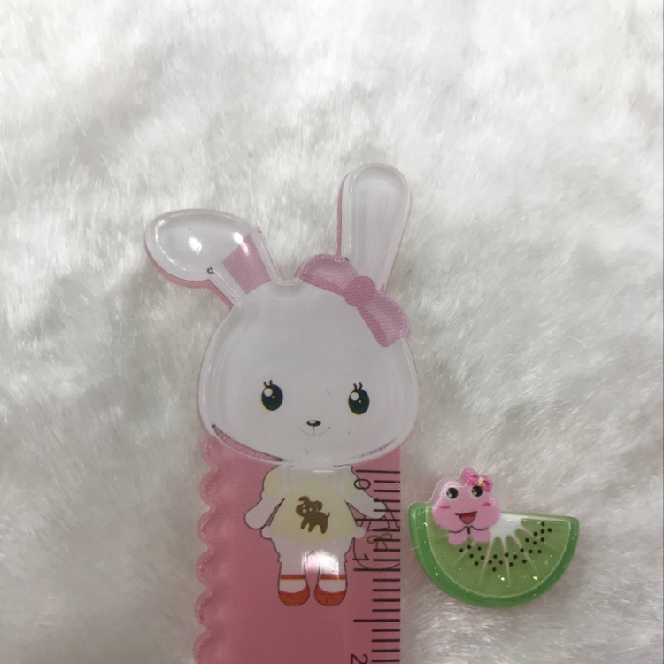 ins Cute Girl Fruit Series with half a frog kiwi and butterfly stamens accessory. Large quantity discount, quality guaranteed Specification image