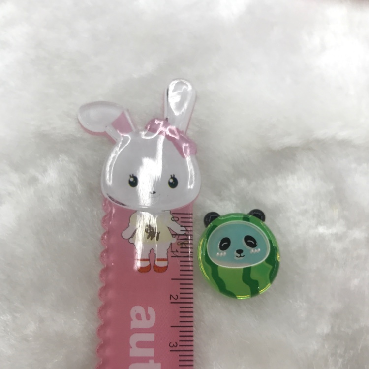 ins Cute and fresh girl panda watermelon factory direct sales big discount Butterfly Flower Accessories Specification image