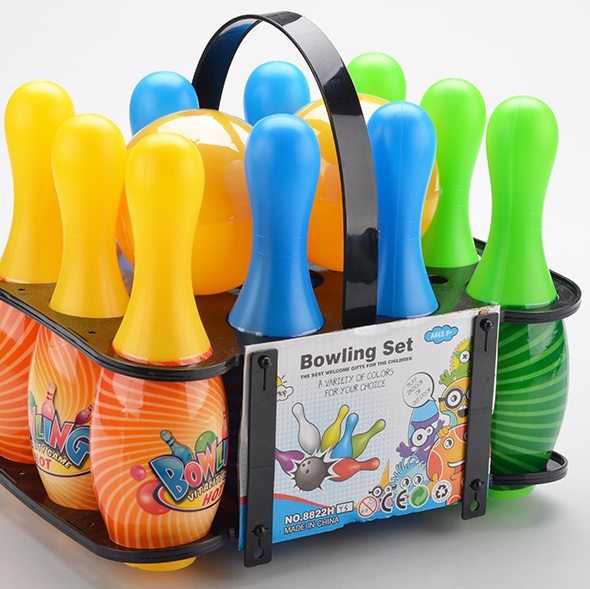 Children's bowling toy set, boys' ball toys, indoor extra-large size, outdoor parent-child sports baby toys 08-895