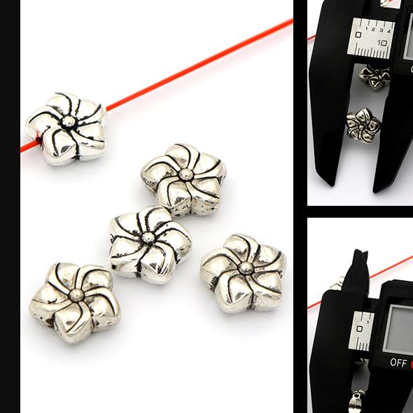 Pentagonal alloy beads