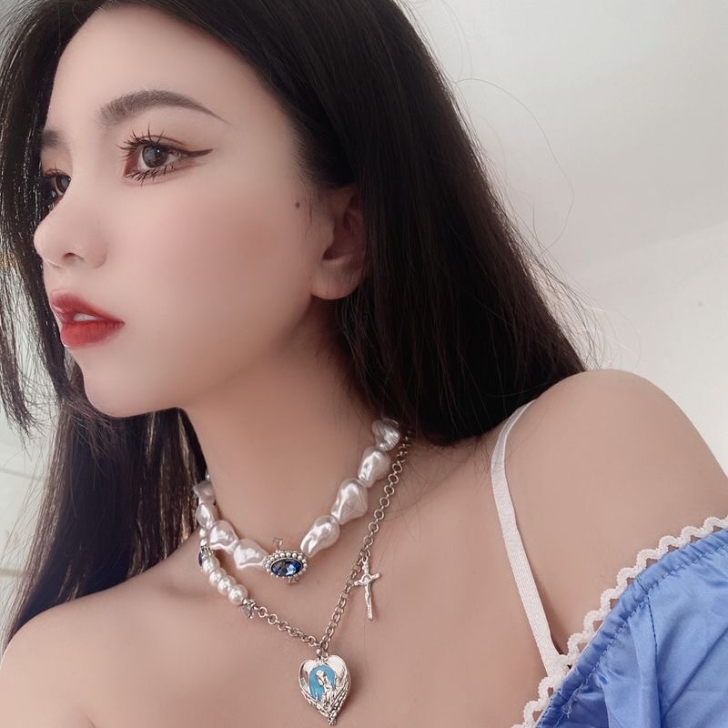 春季蝴蝶项链女choker小2021年新款网红锁骨链设计感颈链甜2021新款项链女夏小众拼接 insAS蝴蝶锁气质