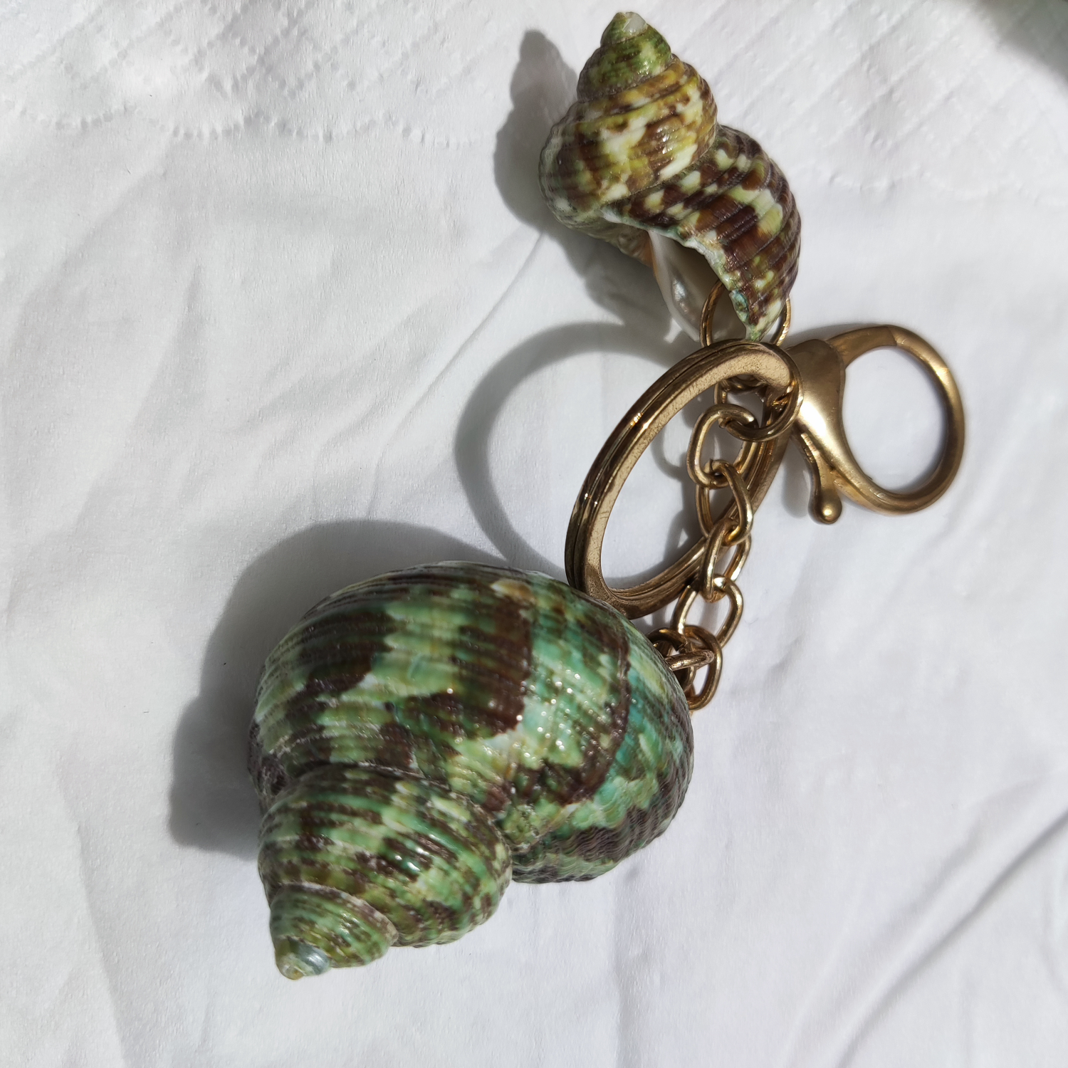 钥匙扣26 贝壳吊坠潮流韩版时尚爆款花纹