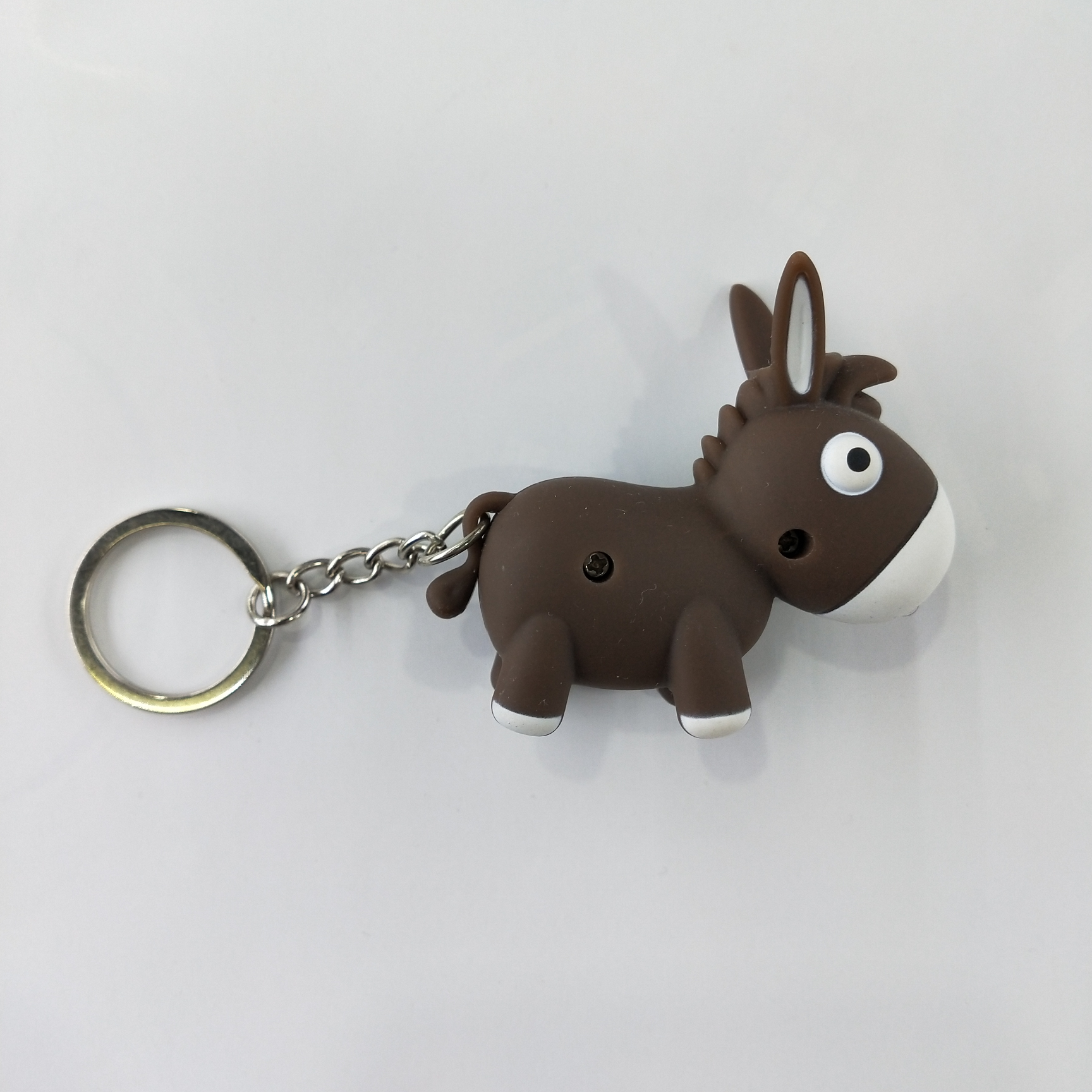 Wholesale of Jianqing Electronic Light-emitting and sound-emitting LED donkey keychain Pendants and Accessories 01