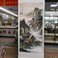 三尺卷轴山水印刷江山多娇国画中国画装饰画图
