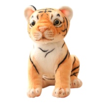 Simulation small tiger plush toy decoration children's doll doll trumpet Northeast Tiger Cub Tiger Year gift customization 52