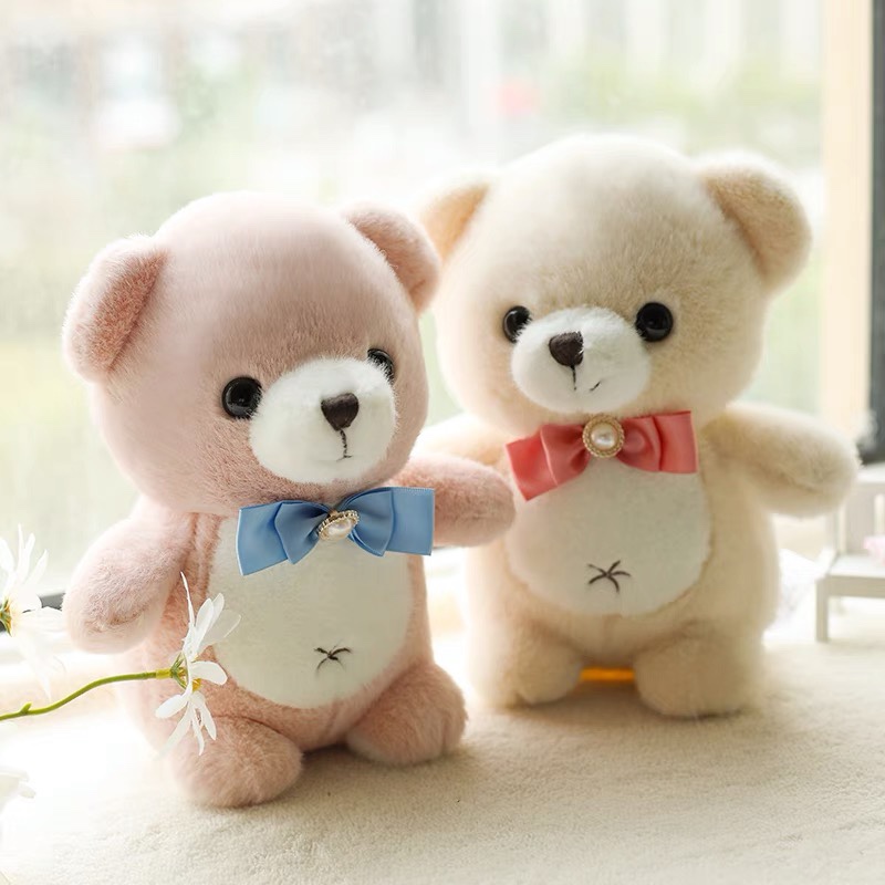 High-end couple a pair of small bear doll girlfriend Valentine's Day gift doll plush toy 36