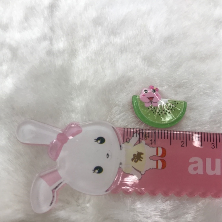 ins Cute Girl Fruit Series with half a frog kiwi and butterfly stamens accessory. Large quantity discount, quality guaranteed details Picture