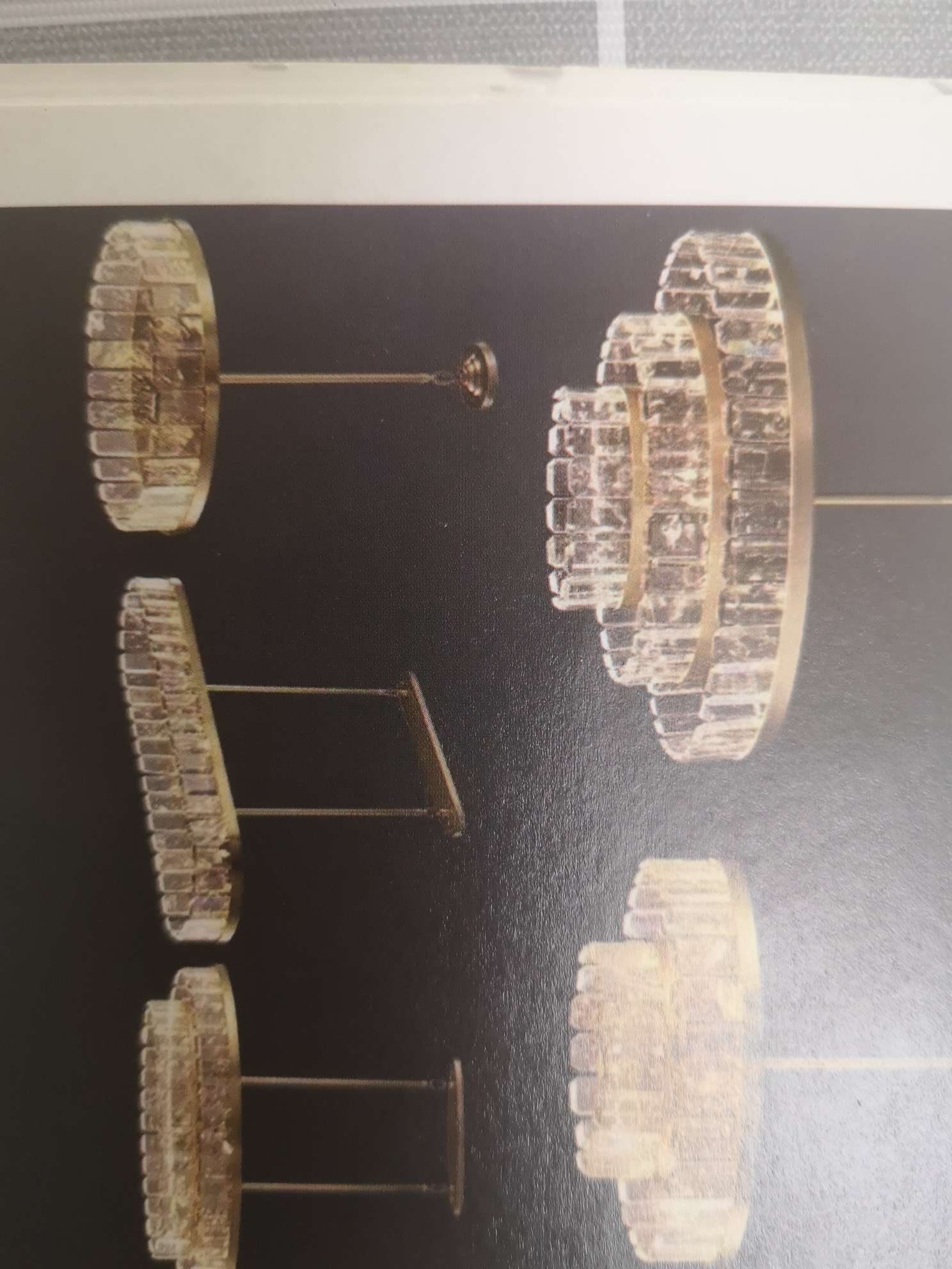 水晶灯/奶油原木风灯具/灯具/中古灯具/儿童灯具白底实物图