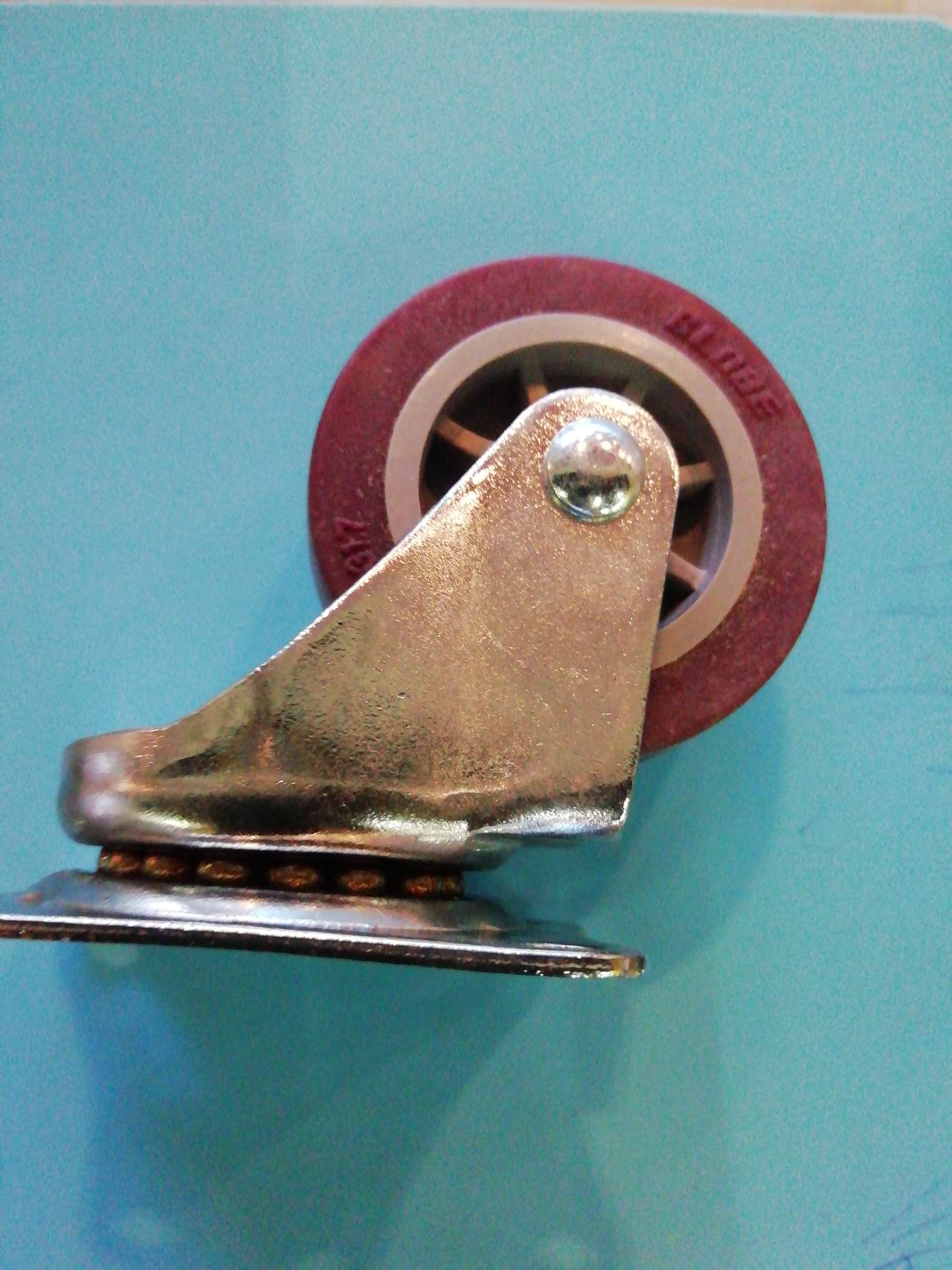 2寸轻型平底超级聚氨脂活动轮（环球牌）详情图1