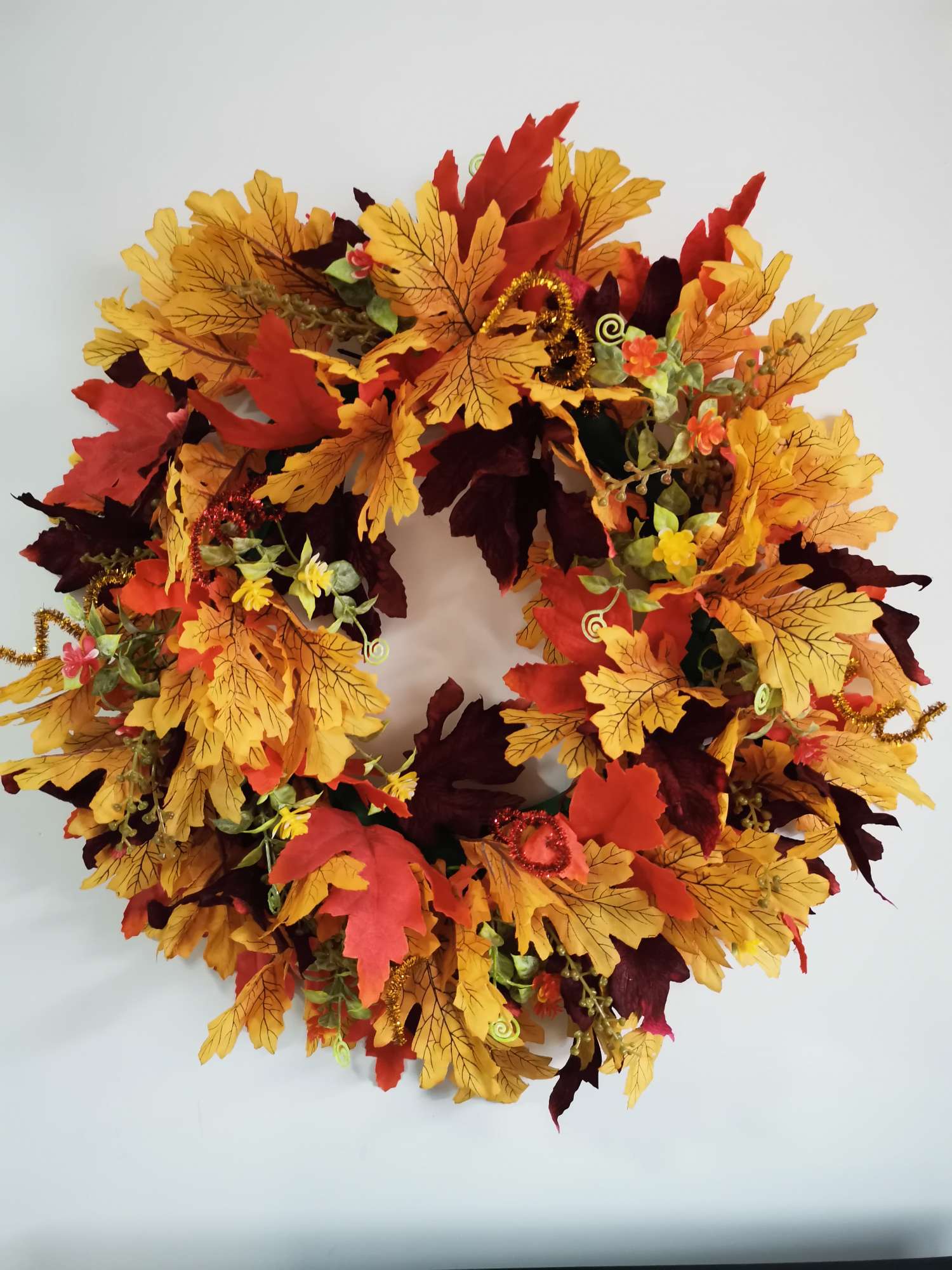 Christmas maple leaf circle holiday decorative artículos fábrica venta directa Application Scenario