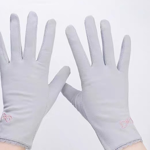 Maternity gloves Postpartum sunscreen maternity breathable thin female lovely autumn windproof ultra-thin maternity gloves